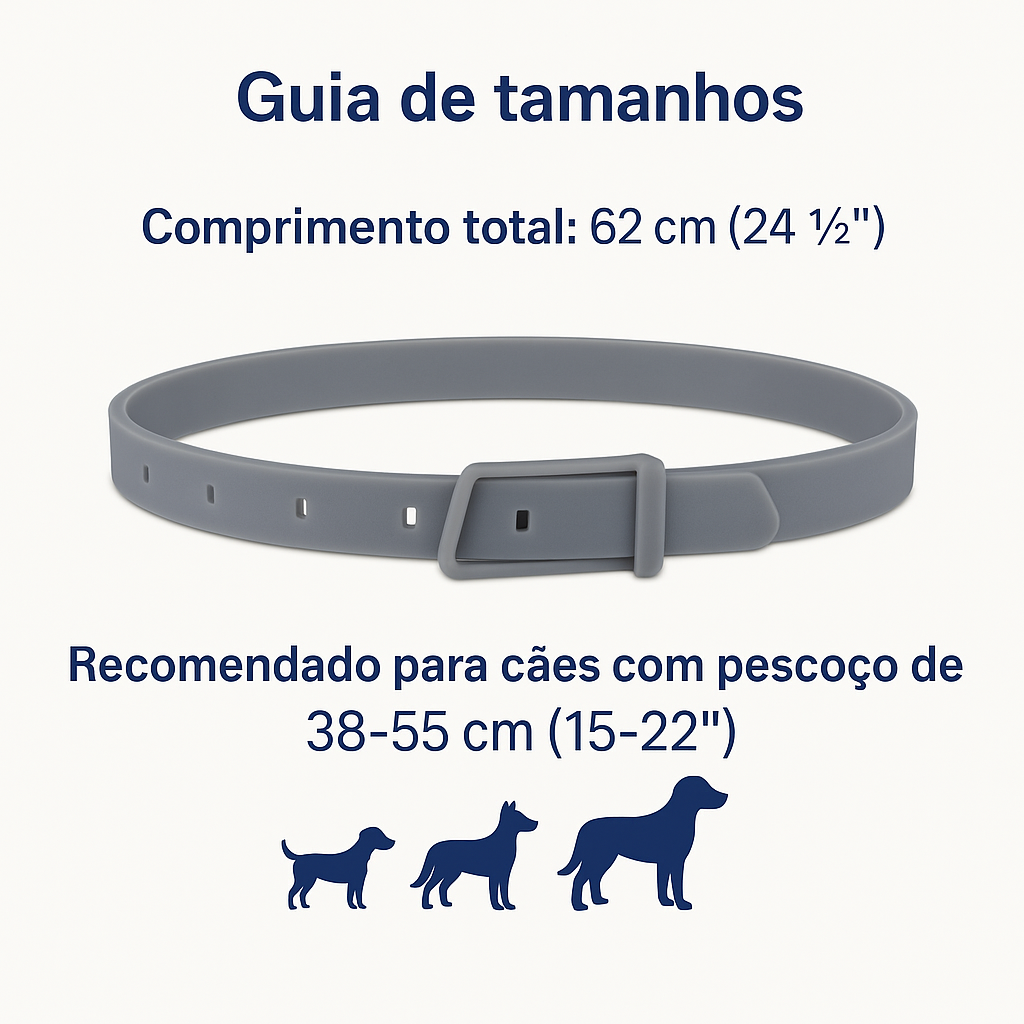 Coleira Ajustável para Cães Afiyaan com Óleos Essenciais Naturais – Resistente à Água, Ecológica, Coleira de Aromaterapia para Cães de Pequeno a Grande Porte – Pack com 2 Unidades