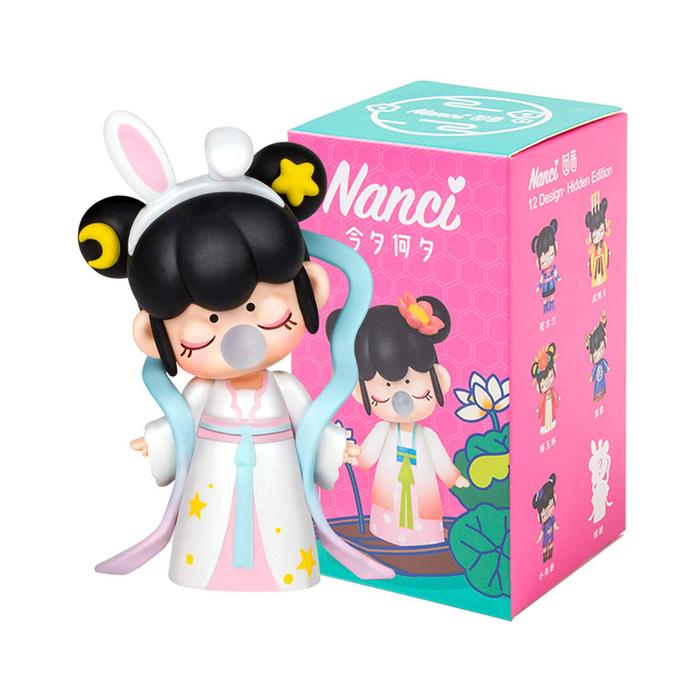 Robotime Rolife – Bonecas de Vinil Kawaii, Mini Figuras de Ação Colecionáveis Nanci em Caixa Surpresa (Blind Box)