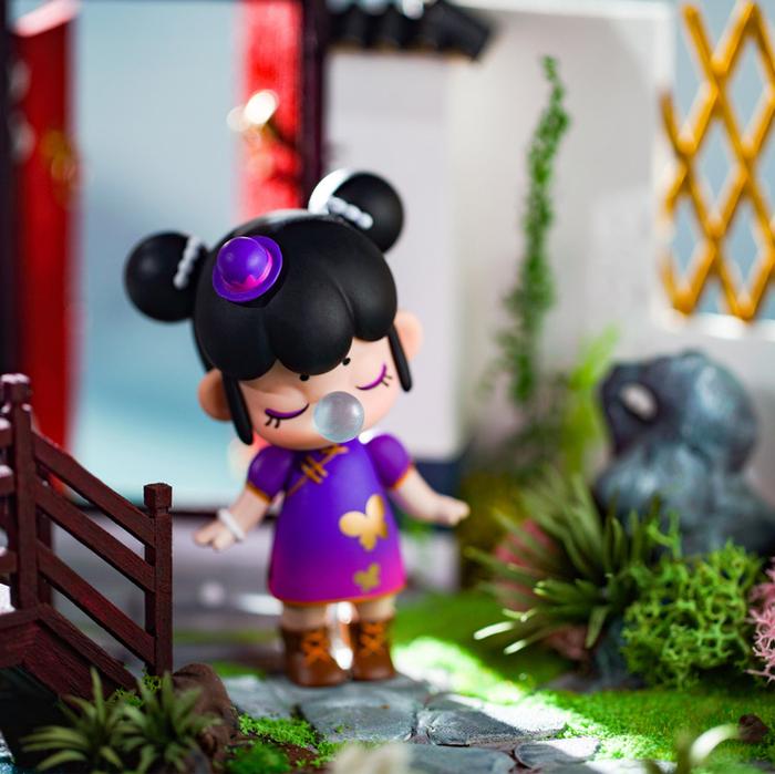 Robotime Rolife – Bonecas de Vinil Kawaii, Mini Figuras de Ação Colecionáveis Nanci em Caixa Surpresa (Blind Box)