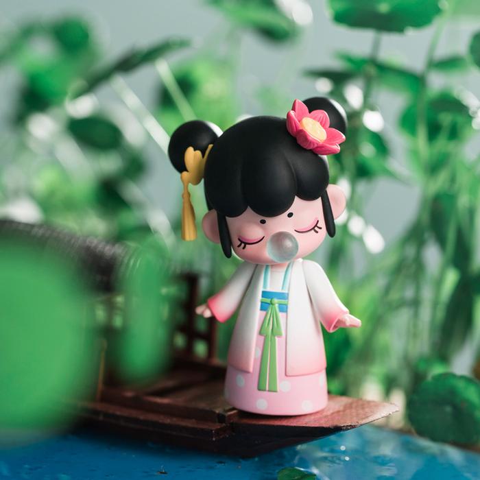 Robotime Rolife – Bonecas de Vinil Kawaii, Mini Figuras de Ação Colecionáveis Nanci em Caixa Surpresa (Blind Box)