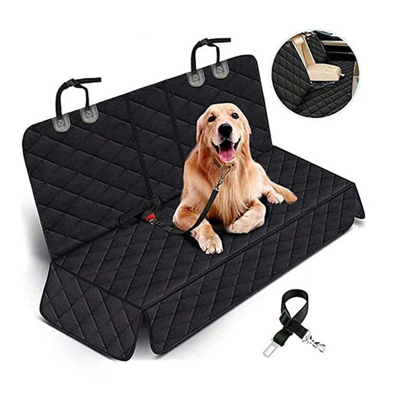 Capa Impermeável para Banco Traseiro do Carro – Rede Protetora e Cama de Viagem para Cães, Modelo Económico