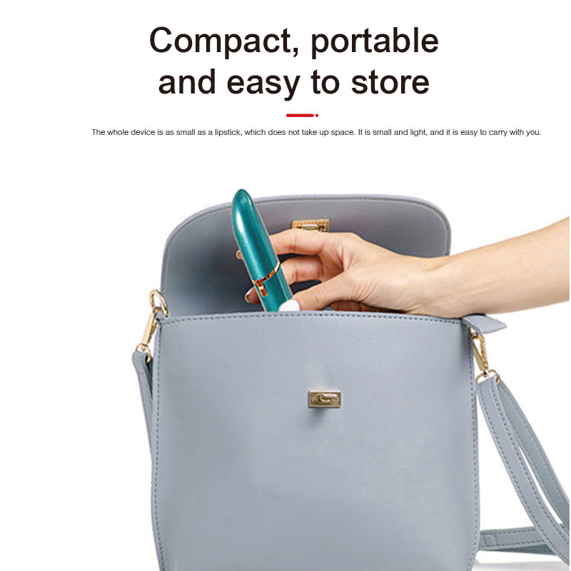 Aparador Elétrico Portátil Mini para Sobrancelhas Femininas – Removedor de Pêlos USB, À Prova de Água, Depiladora Facial Indolor