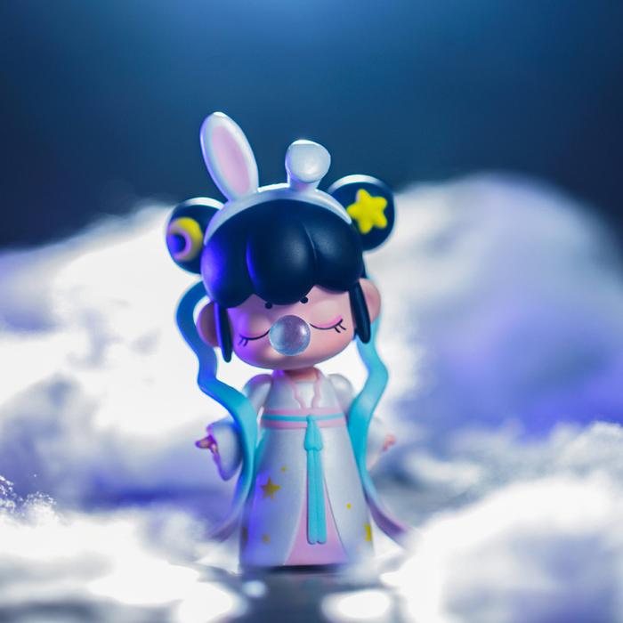 Robotime Rolife – Bonecas de Vinil Kawaii, Mini Figuras de Ação Colecionáveis Nanci em Caixa Surpresa (Blind Box)
